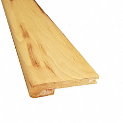 Prefinished Hickory Natural Hardwood 1/2 in thick x 3.375 in wide x 6.5 ft Length Stair Nose